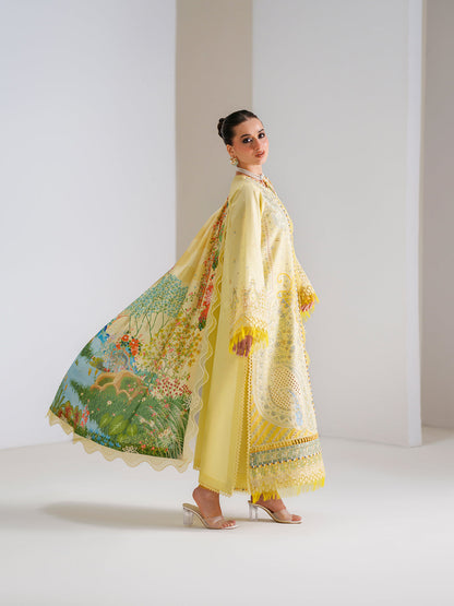 Bin Ilyas | Amour Luxury Lawn 26 | 187-B - Luxury Dress - available at Maria Faisal in UK and USA.