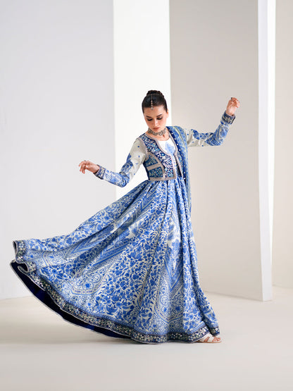 Bin Ilyas | Amour Luxury Lawn 26 | 88-A - Luxury Dress - available at Maria Faisal in UK and USA.