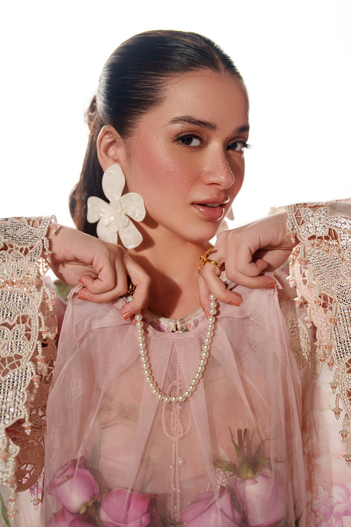 Baroque | Luxury Pret Summer | UF-4412 - Luxury Dress - available at Maria Faisal in UK and USA.