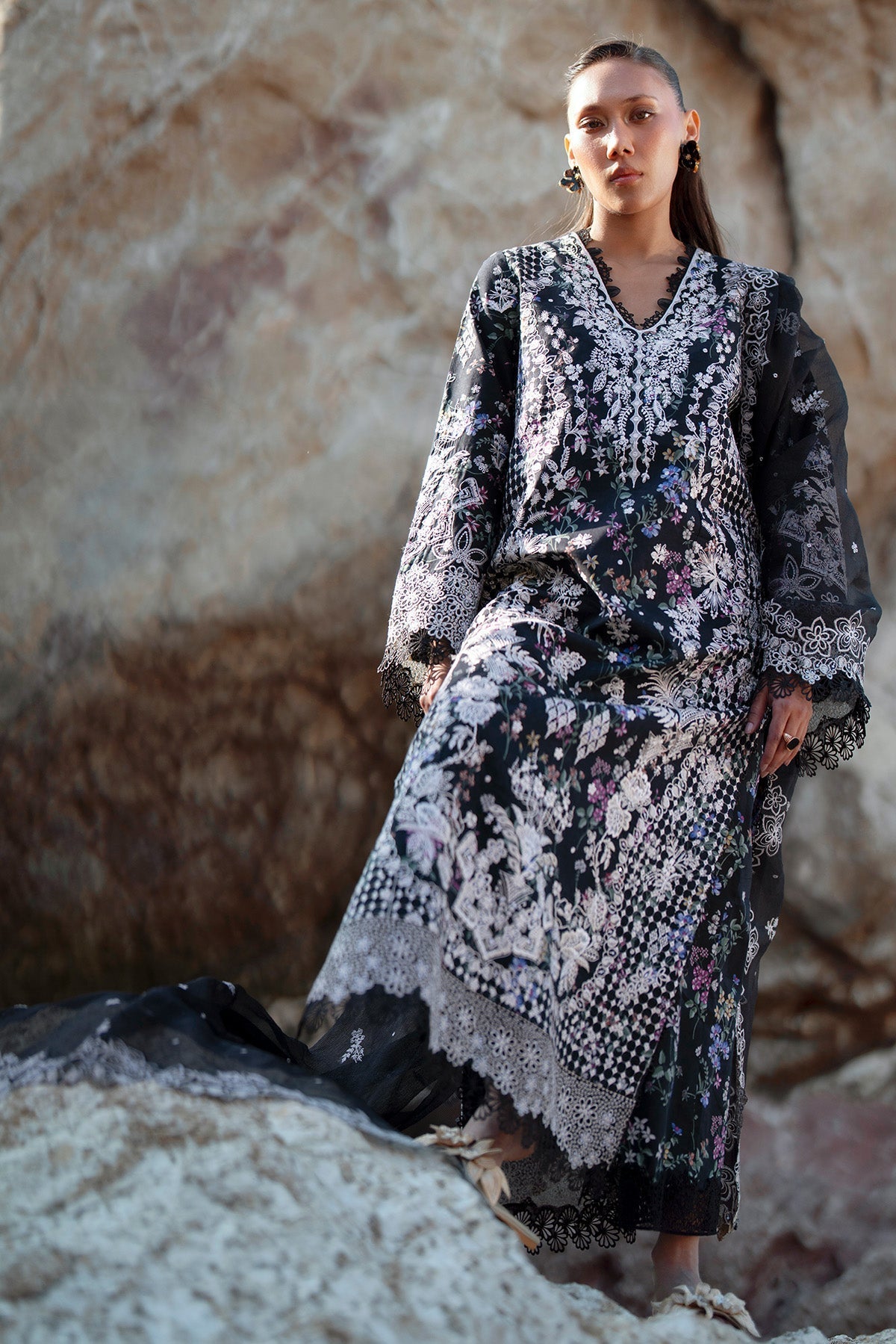 Afrozeh | Summer Together 25 | Saffron Jasper by Maria Faisal - Registered Vendor of : Afrozeh - type : Ladies Clothes - 100% original wedding dresses