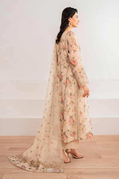 Baroque | Formals Collection | EMBROIDERED COTTON PATTI UF-691 - Formal Dress - available at Maria Faisal in UK and USA.