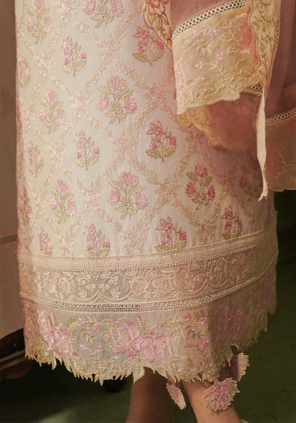 Zarqash | Tresor Luxury Lawn 24 | ZQT 003 FLORA - Maria Faisal