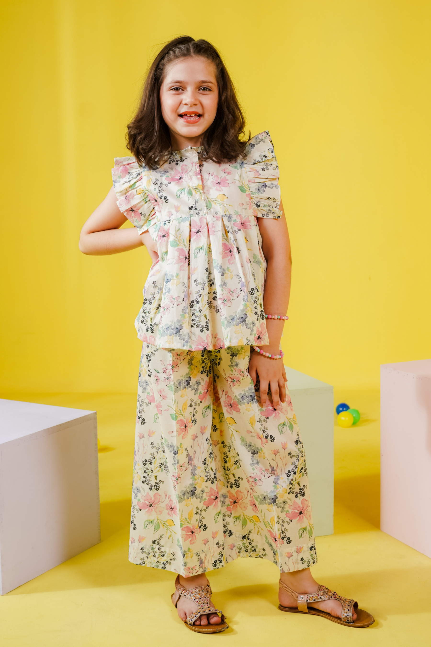 KKG-157 - by Maria Faisal - Registered Vendor of : Kastoor Kids - 100% Original Designer Dress.