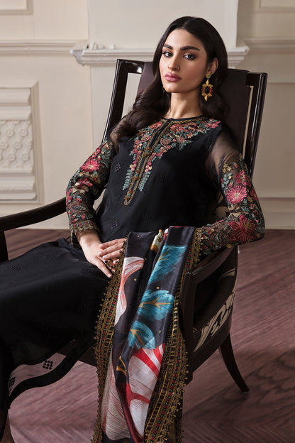 Baroque | Formals Collection | EMBROIDERED ORGANZA UF-290 - Formal Dress - available at Maria Faisal in UK and USA.