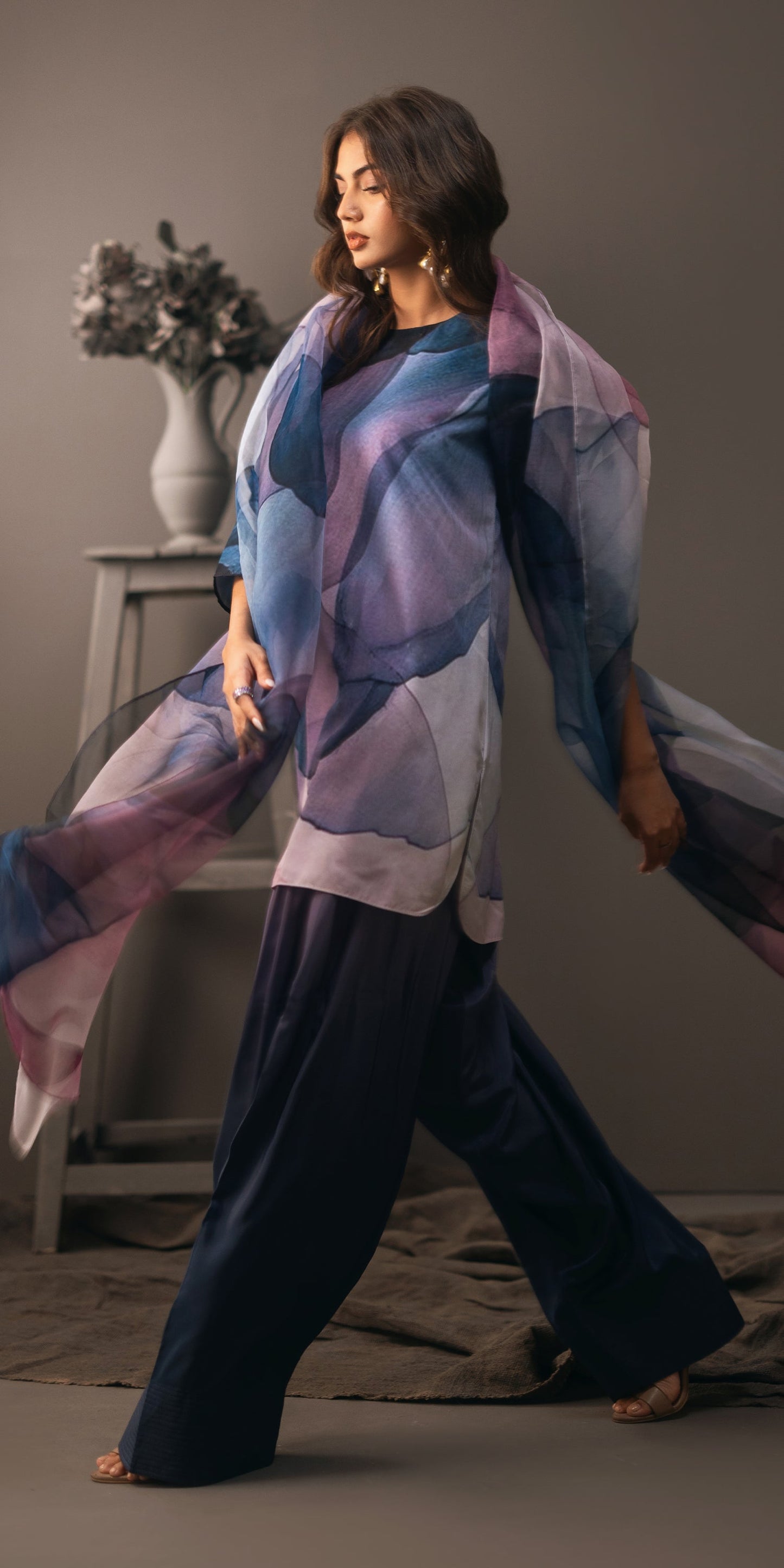 Erum Khan | Beyond Basic | URBAN BLOSSOM - Designer Dress with Intricate embroidery and embellishments. Shop elegent wedding dress at Maria Faisal.