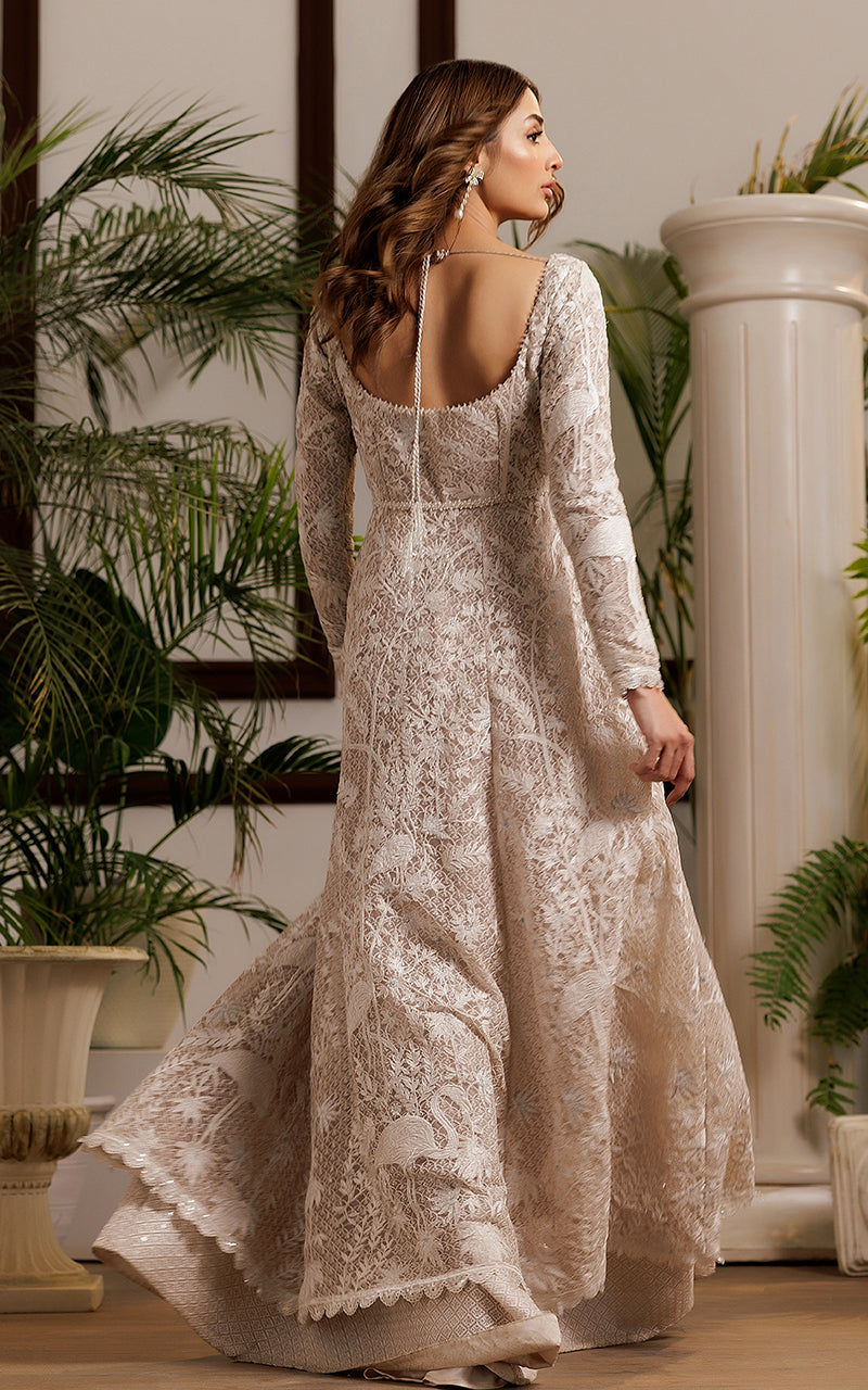 Threads and Motifs | Formal Dresses 25 | Net Embroidered Dress - Ladies Clothes - Maria Faisal
