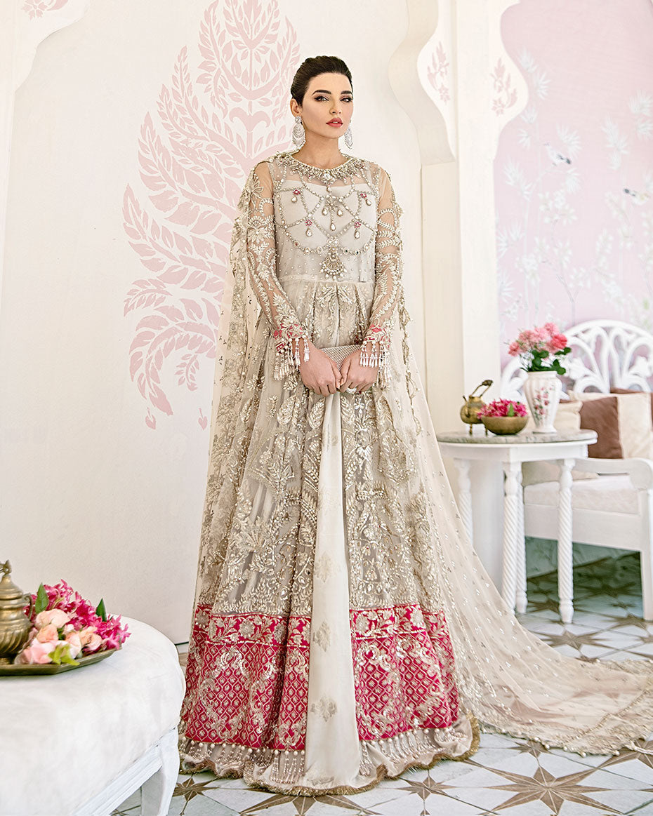 Gulaal | Wedding Formals | Jeune Embroidered Net 3-Piece Suit WS-02