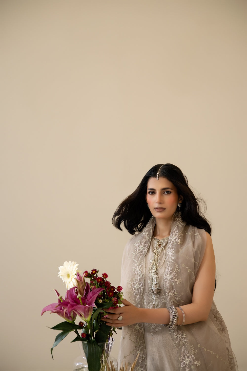 Enzo | Lune Des Fleurs | IZEL - Formal Dress - available at Maria Faisal in UK and USA.