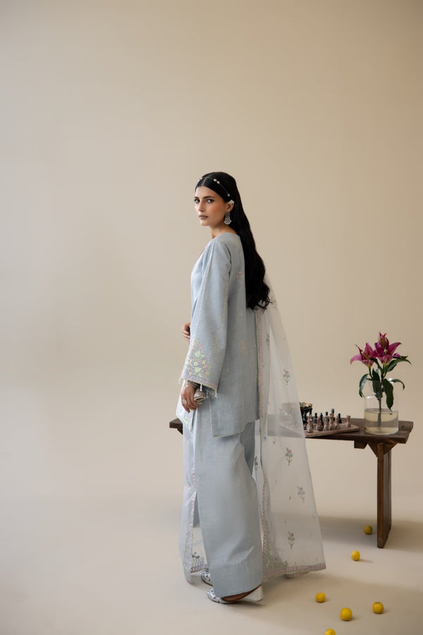 Enzo | Lune Des Fleurs | ESME - Formal Dress - available at Maria Faisal in UK and USA.