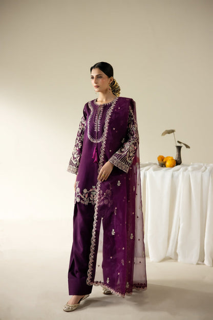 Enzo | Lune Des Fleurs | ARELA - Formal Dress - available at Maria Faisal in UK and USA.