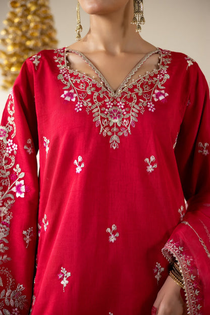 Enzo | Lune Des Fleurs | MERLOT - Formal Dress - available at Maria Faisal in UK and USA.