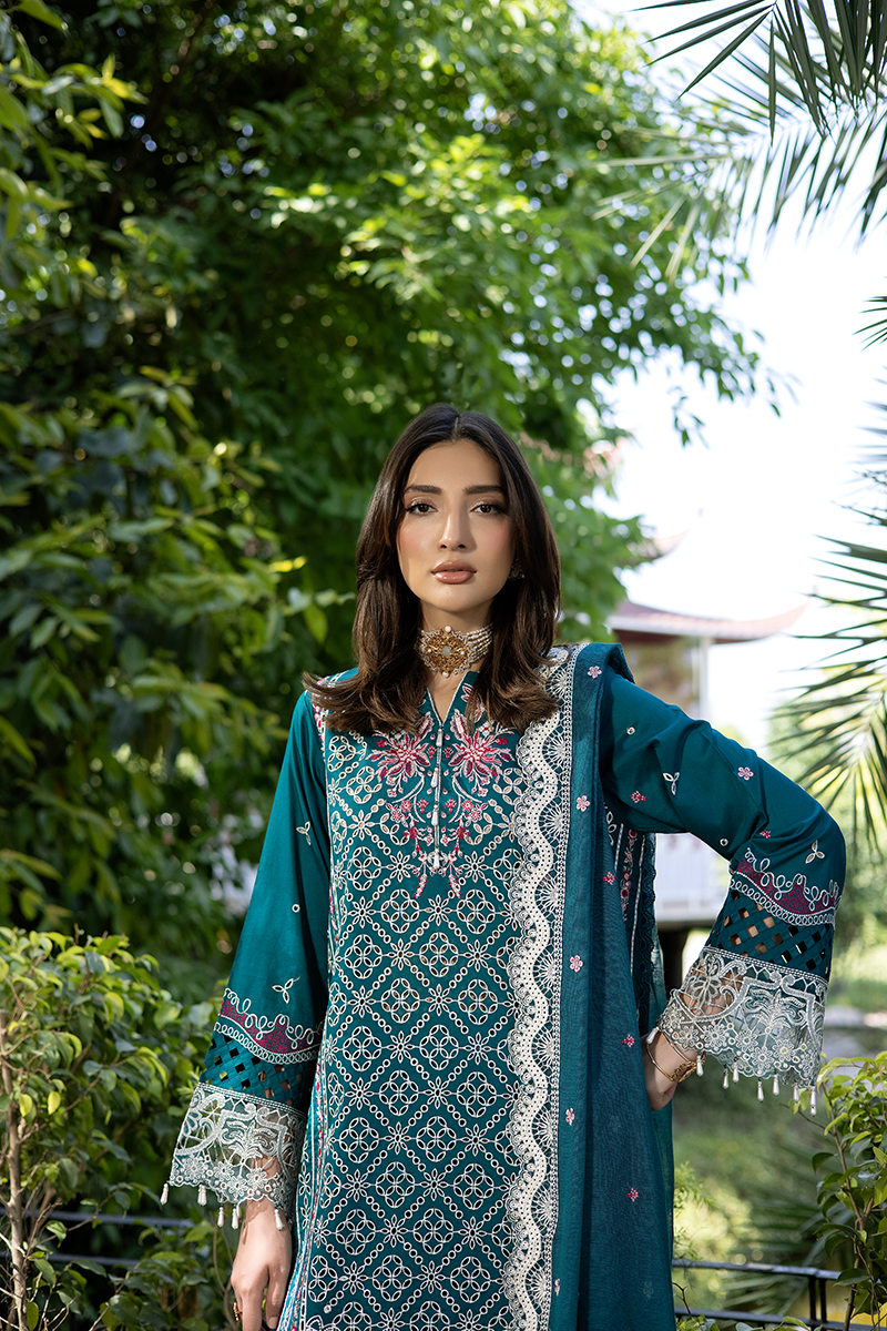 Raeesa Premium | Amani Lawn 26 | AM-006 ZARIA - Casual Dress - available at Maria Faisal in UK and USA.