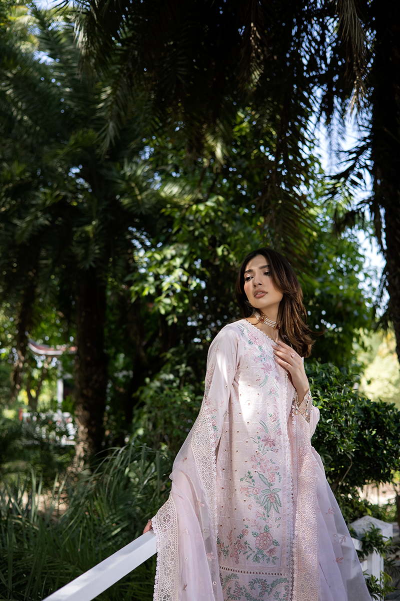 Raeesa Premium | Amani Lawn 26 | AM-001 FLOREA - Casual Dress - available at Maria Faisal in UK and USA.