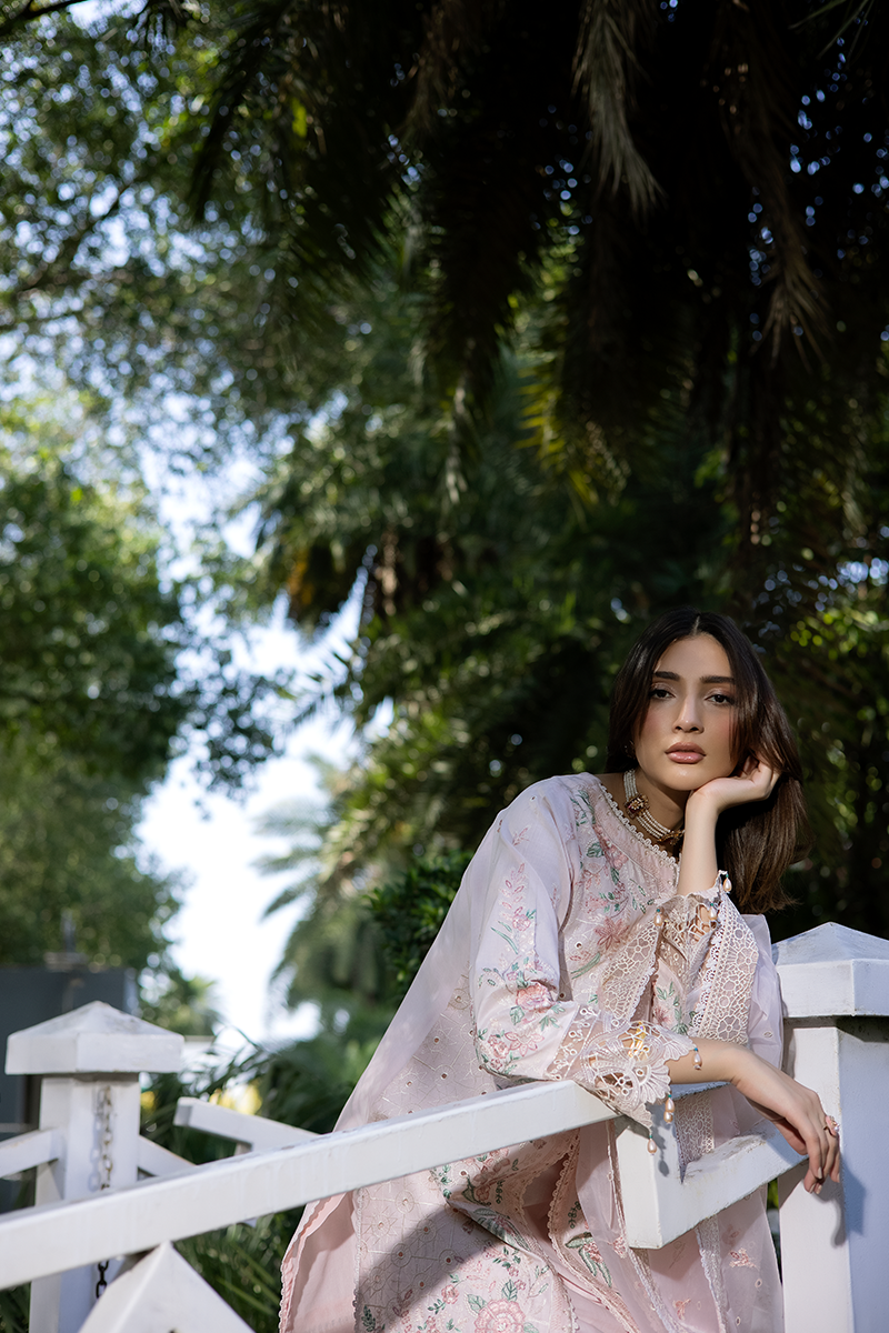 Raeesa Premium | Amani Lawn 26 | AM-001 FLOREA - Casual Dress - available at Maria Faisal in UK and USA.