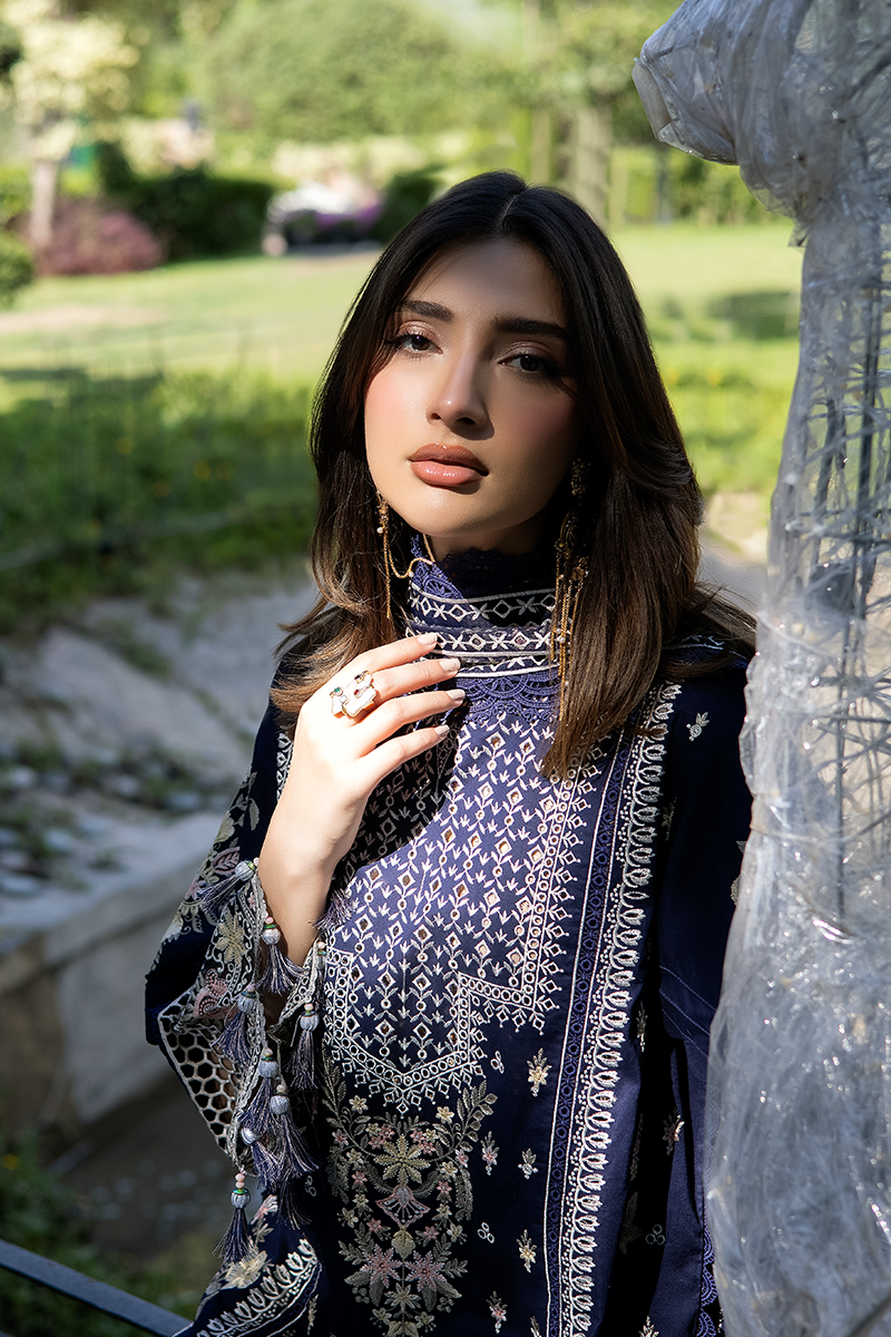 Raeesa Premium | Amani Lawn 26 | AM-002 ZENVY - Casual Dress - available at Maria Faisal in UK and USA.