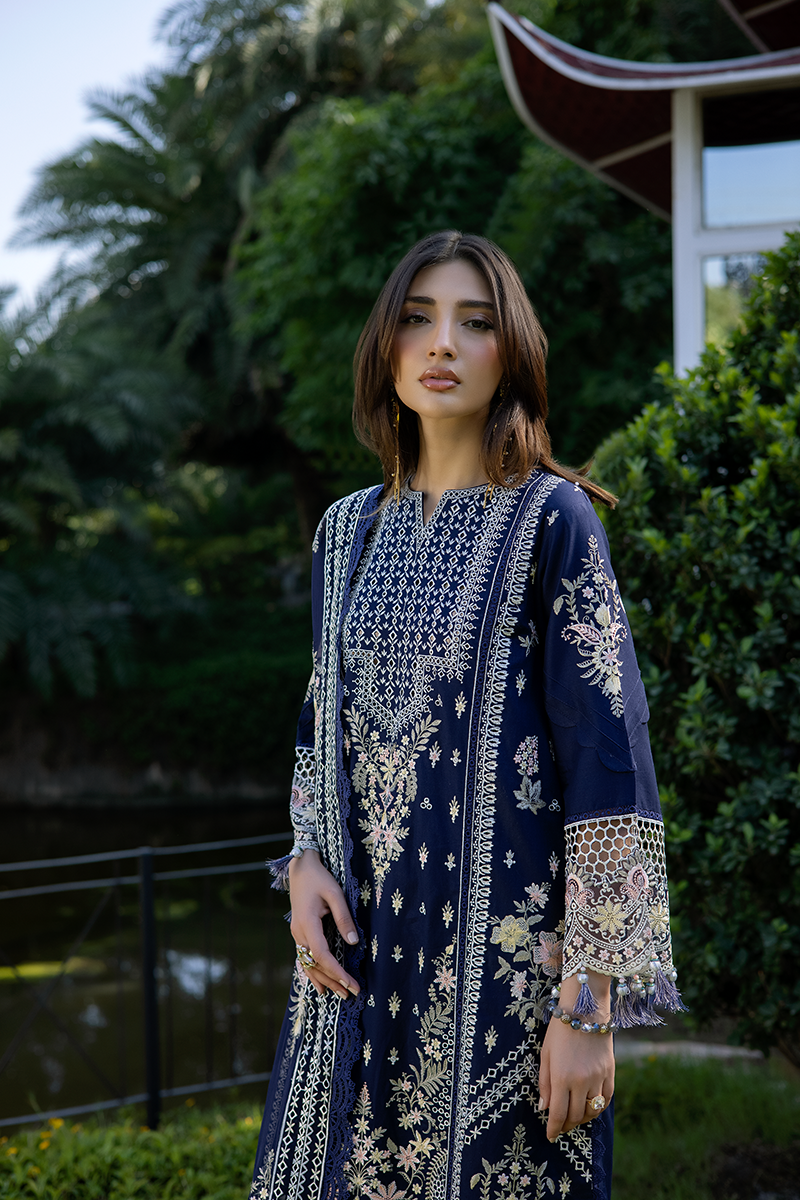 Raeesa Premium | Amani Lawn 26 | AM-002 ZENVY - Casual Dress - available at Maria Faisal in UK and USA.