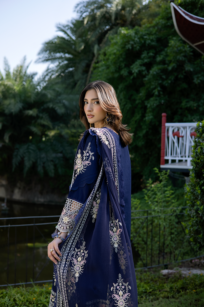 Raeesa Premium | Amani Lawn 26 | AM-002 ZENVY - Casual Dress - available at Maria Faisal in UK and USA.