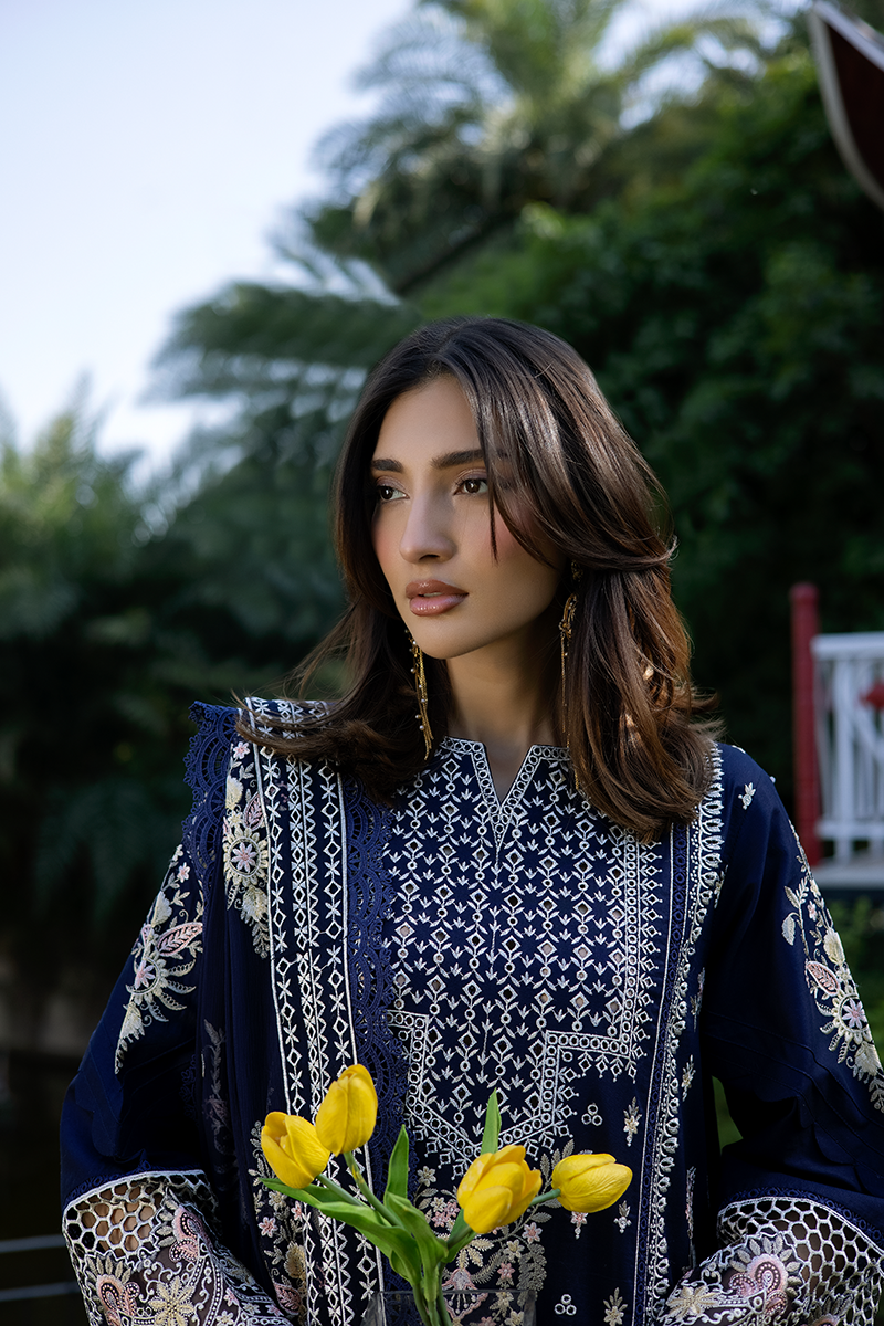 Raeesa Premium | Amani Lawn 26 | AM-002 ZENVY - Casual Dress - available at Maria Faisal in UK and USA.