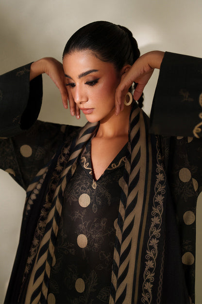 Iznik | Winter Chapter 25 | UE-571 Printed Khaddar - Casual Dress - available at Maria Faisal in UK and USA.