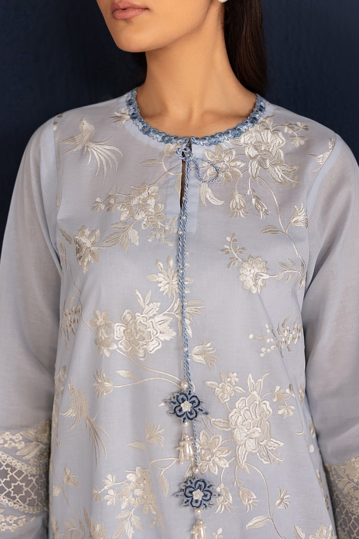 Baroque | Luxury Summer Pret | UF-4466 - Luxury Dress - available at Maria Faisal in UK and USA.