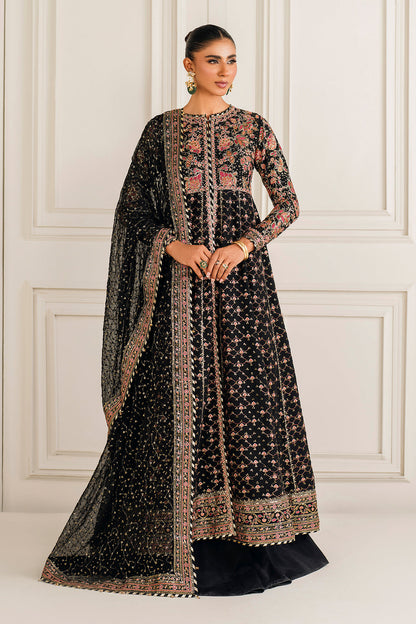 Baroque | Formals Collection | EMBROIDERED CHIFFON UF-4156 - Formal Dress - available at Maria Faisal in UK and USA.