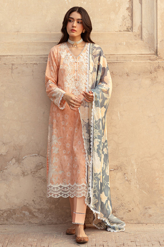 Cross Stitch | Premium Lawn 24 | SUNSET FLORA - Ladies Clothes - Maria Faisal
