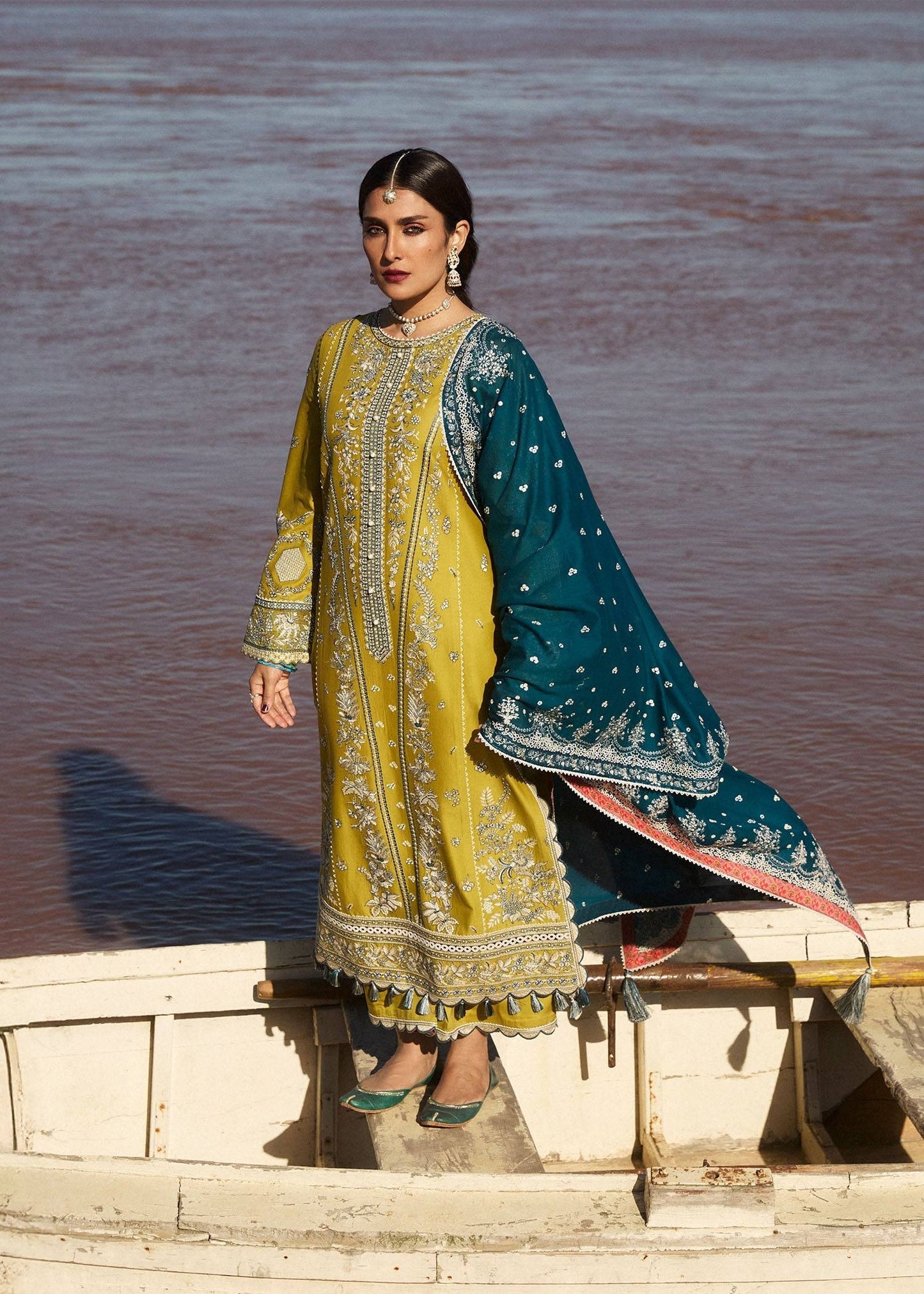 Hussain Rehar | Surkh Eid Pret’25 | Shamyaana by Maria Faisal - Registered Vendor of : Hussain Rehar - type : Ladies Clothes - 100% original wedding dresses