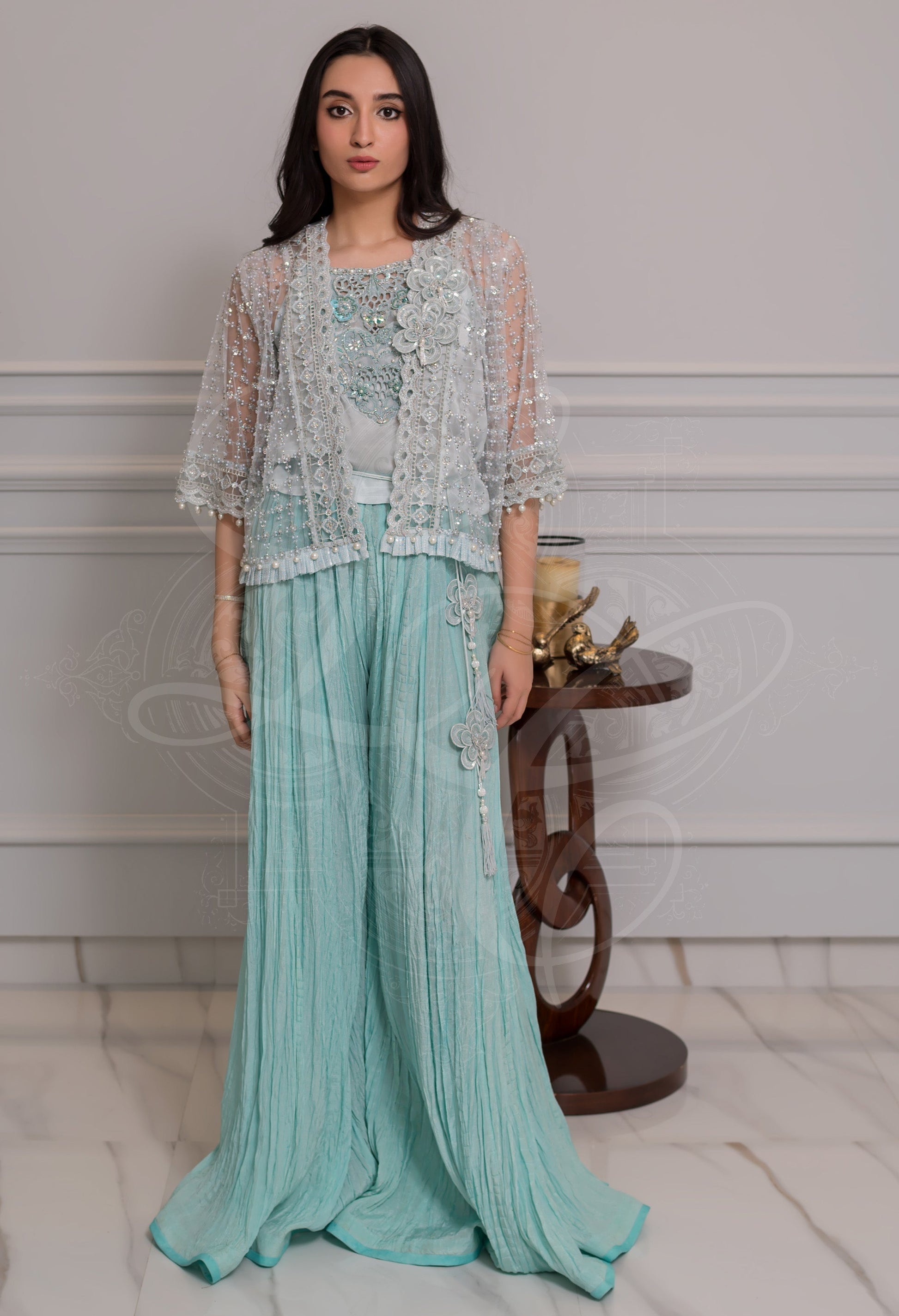 Layla Chatoor | Pret A Porter | LC-18 - Luxury Dress - available at Maria Faisal in UK and USA.