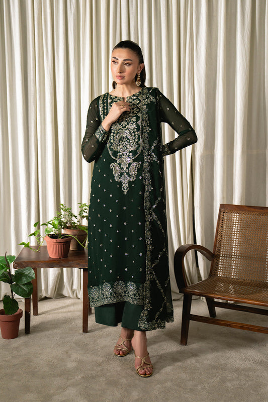 Neeshay | Ready to Wear Chiffon | RTW-CHFN-04 Green - Ladies Clothes - Maria Faisal