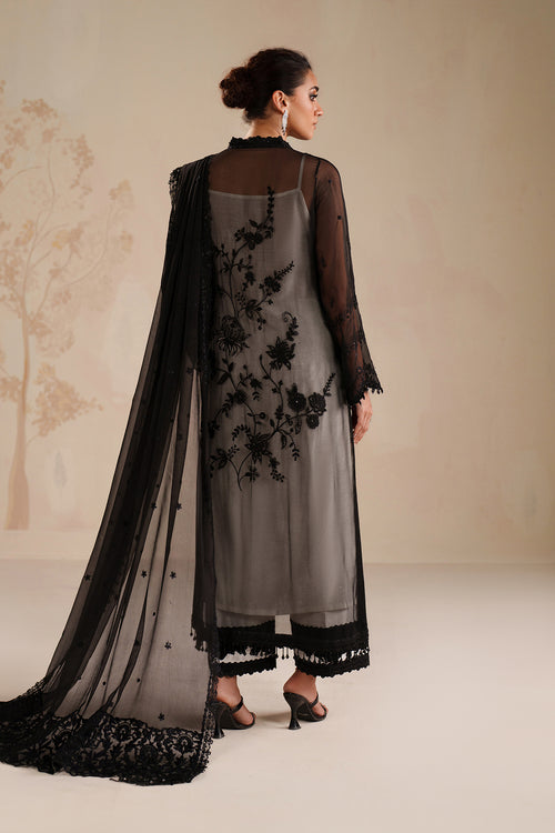 Baroque | Formals Collection | EMBROIDERED CHIFFON UF-4365 - Formal Dress - available at Maria Faisal in UK and USA.