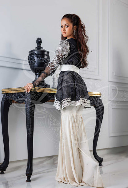 Layla Chatoor | Luxury Pret | Renee - Luxury Dress - available at Maria Faisal in UK and USA.