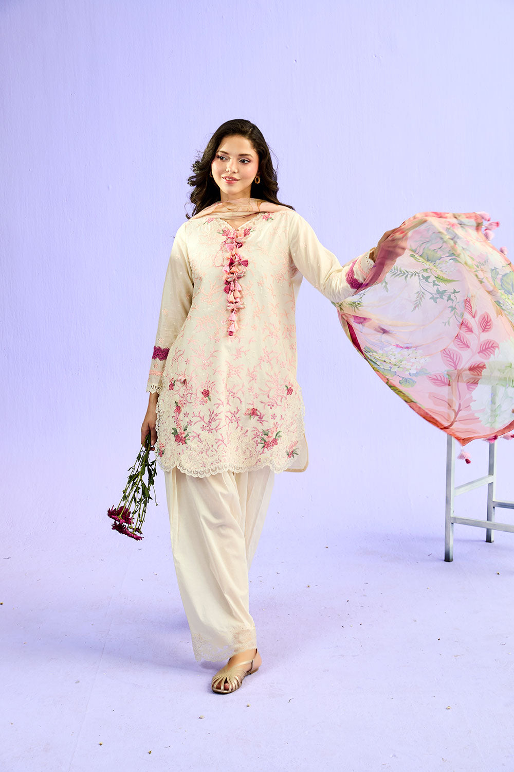 Sobia Nazir | Vital 26 | 1A - Luxury Dress - available at Maria Faisal in UK and USA.