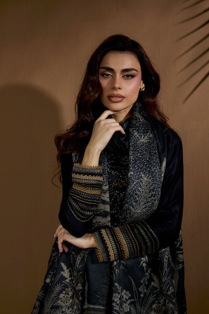 Sobia Nazir | Winter Shawl 25 | Design 1A - Formal Dress - available at Maria Faisal in UK and USA.