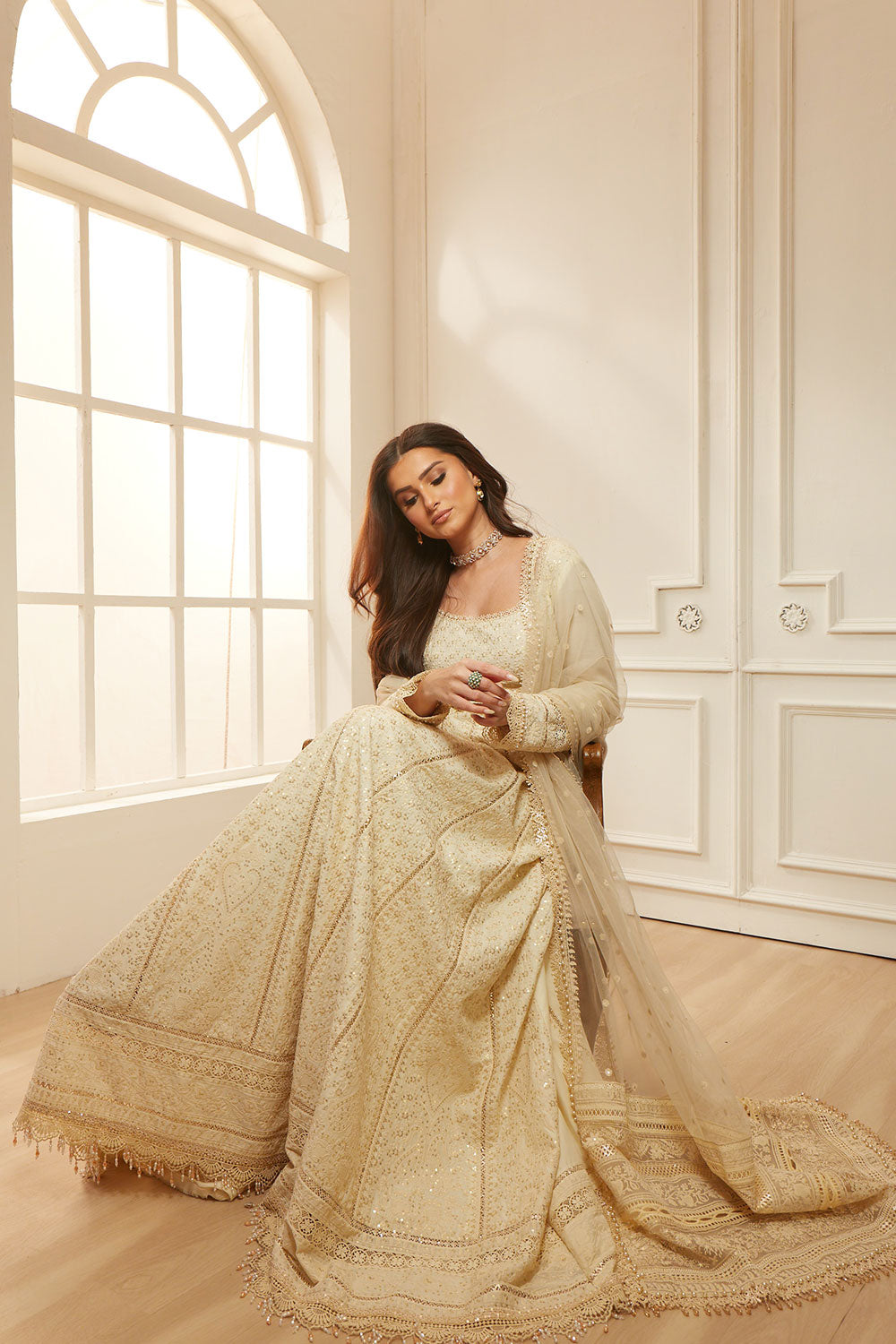 Sobia Nazir | Luxury Lawn Eid 26 | 1A - Luxury Dress - available at Maria Faisal in UK and USA.
