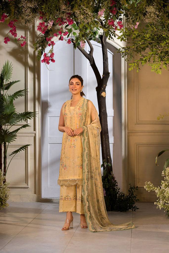 Sobia Nazir | Vital Lawn 25 | 1B by Maria Faisal - Registered Vendor of : Sobia Nazir - type : Ladies Clothes - 100% original wedding dresses