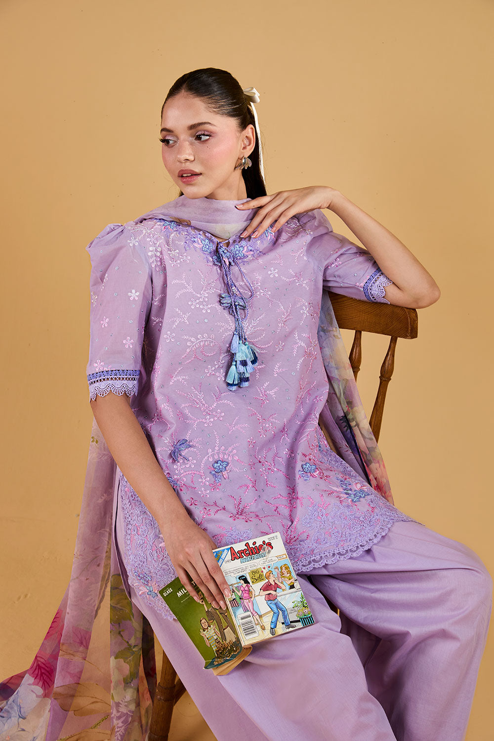 Sobia Nazir | Vital 26 | 1B - Luxury Dress - available at Maria Faisal in UK and USA.