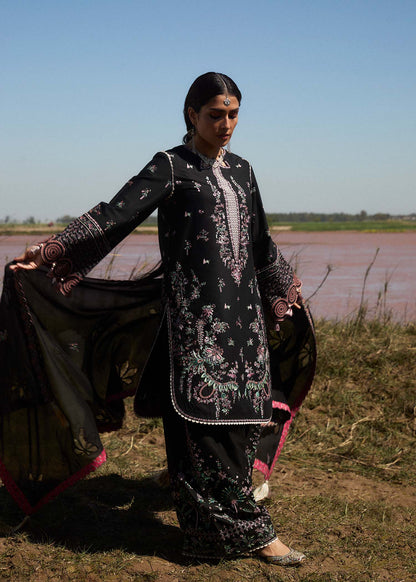 Hussain Rehar | Surkh Eid Pret’25 | Siyah by Maria Faisal - Registered Vendor of : Hussain Rehar - type : Ladies Clothes - 100% original wedding dresses