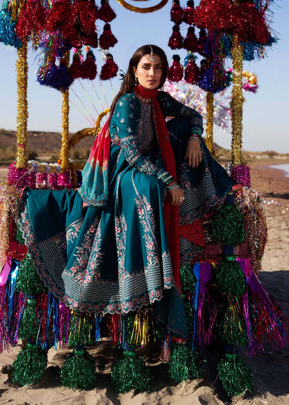 Hussain Rehar | Surkh Eid Pret’25 | Zarqash by Maria Faisal - Registered Vendor of : Hussain Rehar - type : Ladies Clothes - 100% original wedding dresses