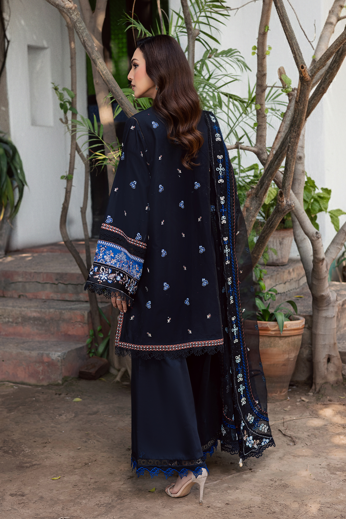 Zarposh  | Celia Luxury Lawn 26 |ZELINE - Luxury Dress - available at Maria Faisal in UK and USA.