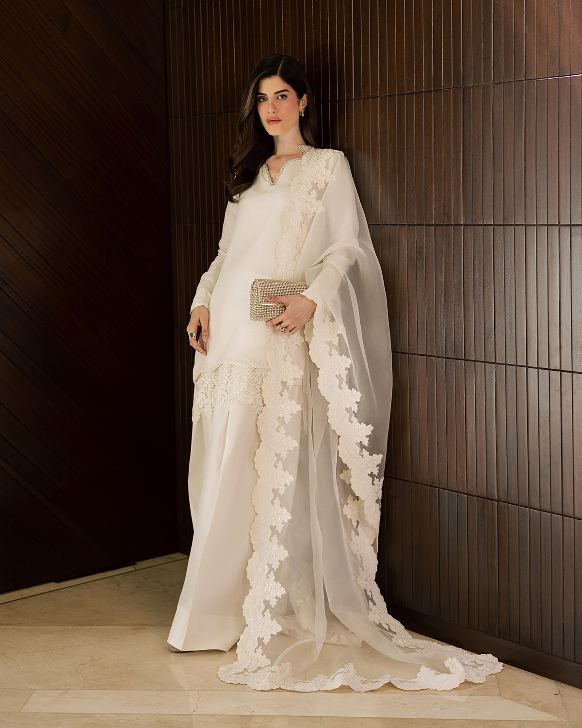 Sadaf Fawad Khan | Eva Luxury Pret 26 | Opaline - Luxury Dress - available at Maria Faisal in UK and USA.