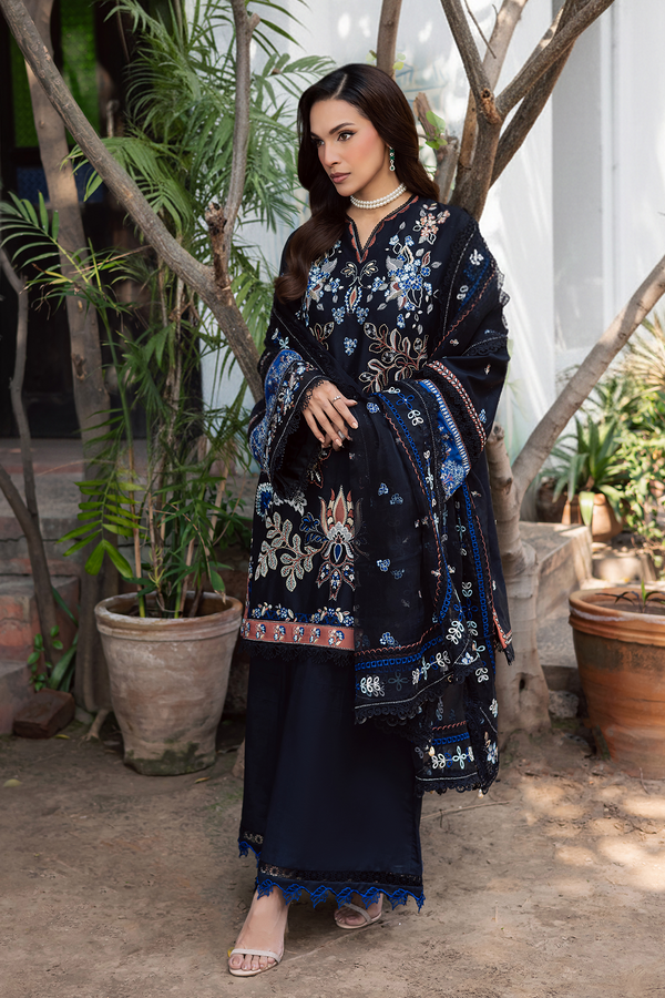 Zarposh  | Celia Luxury Lawn 26 |ZELINE - Luxury Dress - available at Maria Faisal in UK and USA.