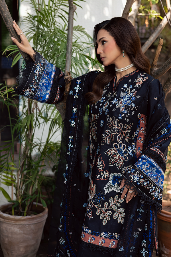 Zarposh  | Celia Luxury Lawn 26 |ZELINE - Luxury Dress - available at Maria Faisal in UK and USA.