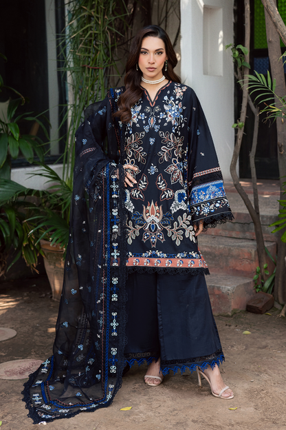 Zarposh  | Celia Luxury Lawn 26 |ZELINE - Luxury Dress - available at Maria Faisal in UK and USA.