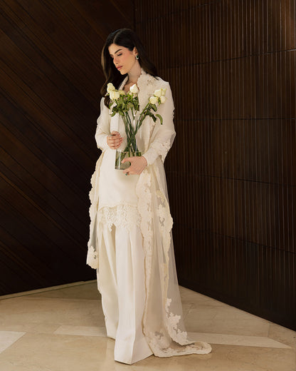 Sadaf Fawad Khan | Eva Luxury Pret 26 | Opaline - Luxury Dress - available at Maria Faisal in UK and USA.