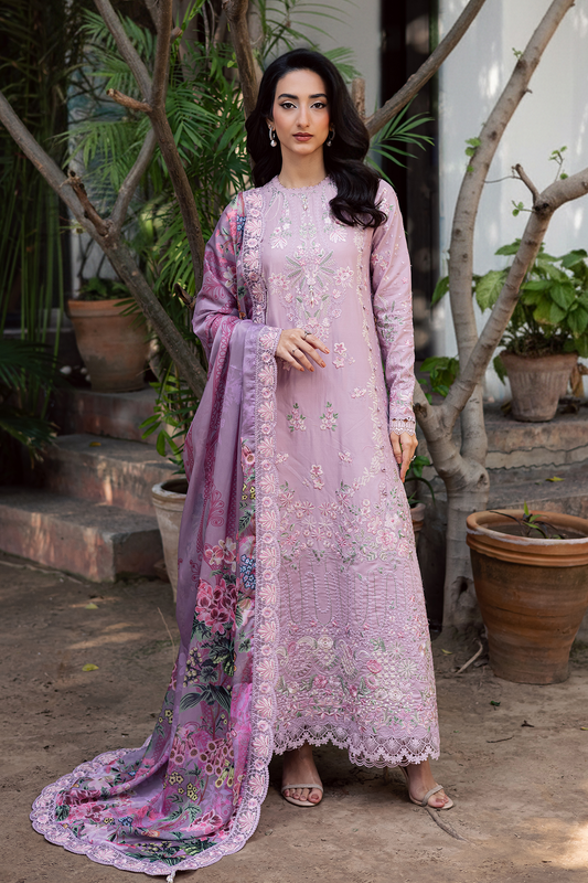 Zarposh | Celia Luxury Lawn 26 | BLUSHIA - Luxury Dress - available at Maria Faisal in UK and USA.