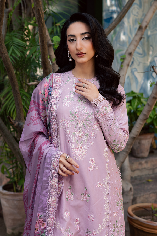 Zarposh | Celia Luxury Lawn 26 | BLUSHIA - Luxury Dress - available at Maria Faisal in UK and USA.