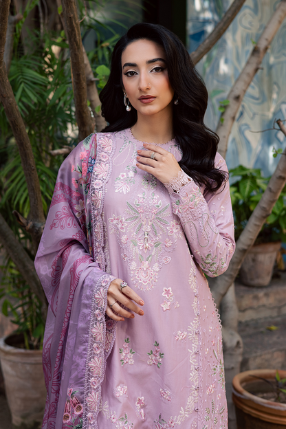 Zarposh | Celia Luxury Lawn 26 | BLUSHIA - Luxury Dress - available at Maria Faisal in UK and USA.