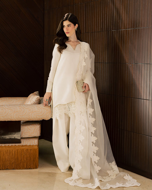 Sadaf Fawad Khan | Eva Luxury Pret 26 | Opaline - Luxury Dress - available at Maria Faisal in UK and USA.