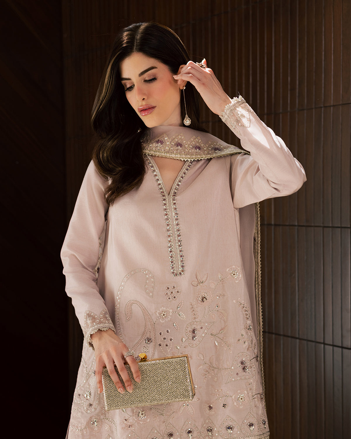 Sadaf Fawad Khan | Eva Luxury Pret 26 | Amethyst - Luxury Dress - available at Maria Faisal in UK and USA.