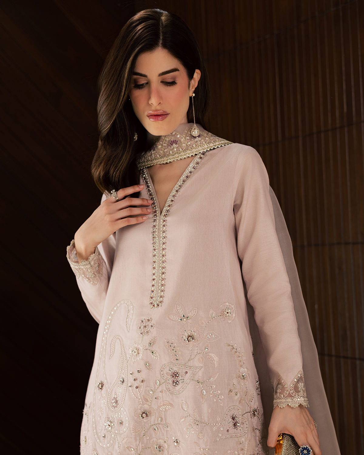 Sadaf Fawad Khan | Eva Luxury Pret 26 | Amethyst - Luxury Dress - available at Maria Faisal in UK and USA.